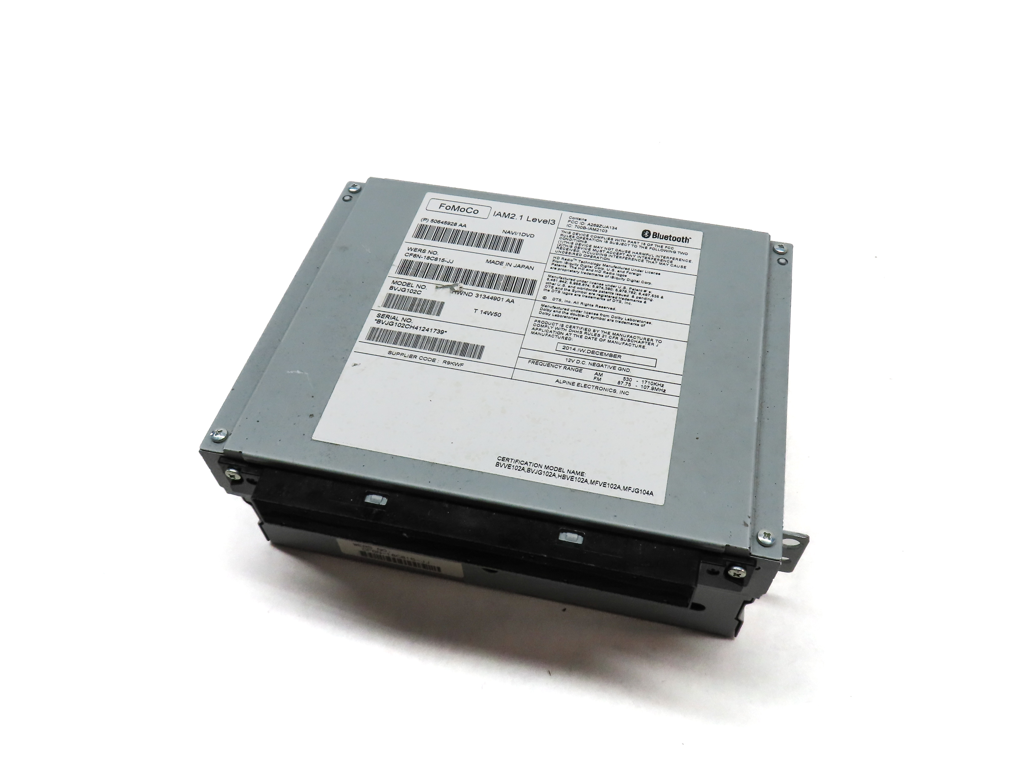12-16 RANGE ROVER SPORT EVOQUE LR4 (L320 L405 L494 L538) CD NAV STEREO RECEIVER — exact item pictured